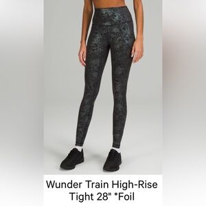 Wunder Train High-Rise Tight Foil 28”